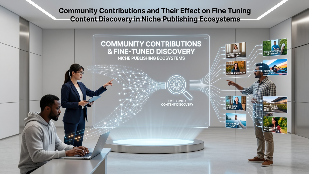 Community Contributions and Their Effect on Fine Tuning Content Discovery in Niche Publishing Ecosystems