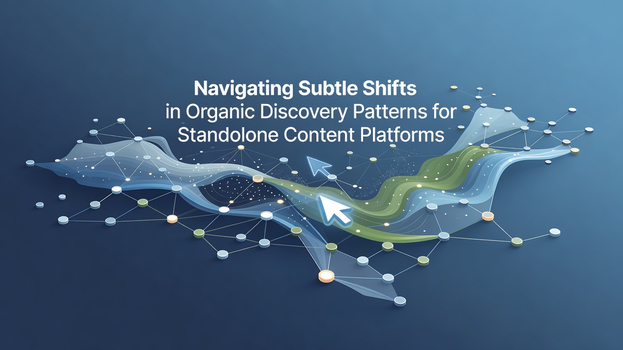 Navigating Subtle Shifts in Organic Discovery Patterns for Standalone Content Platforms